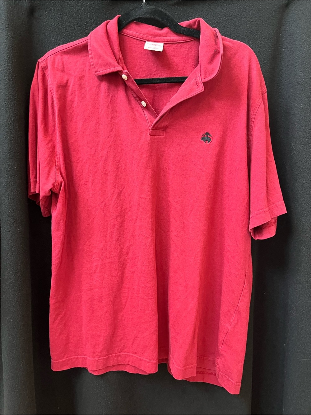 Brooks Brothers Men's Raspberry Red Polo Shirt